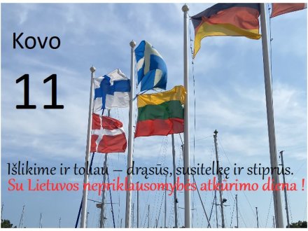 Su Kovo 11-ąja !